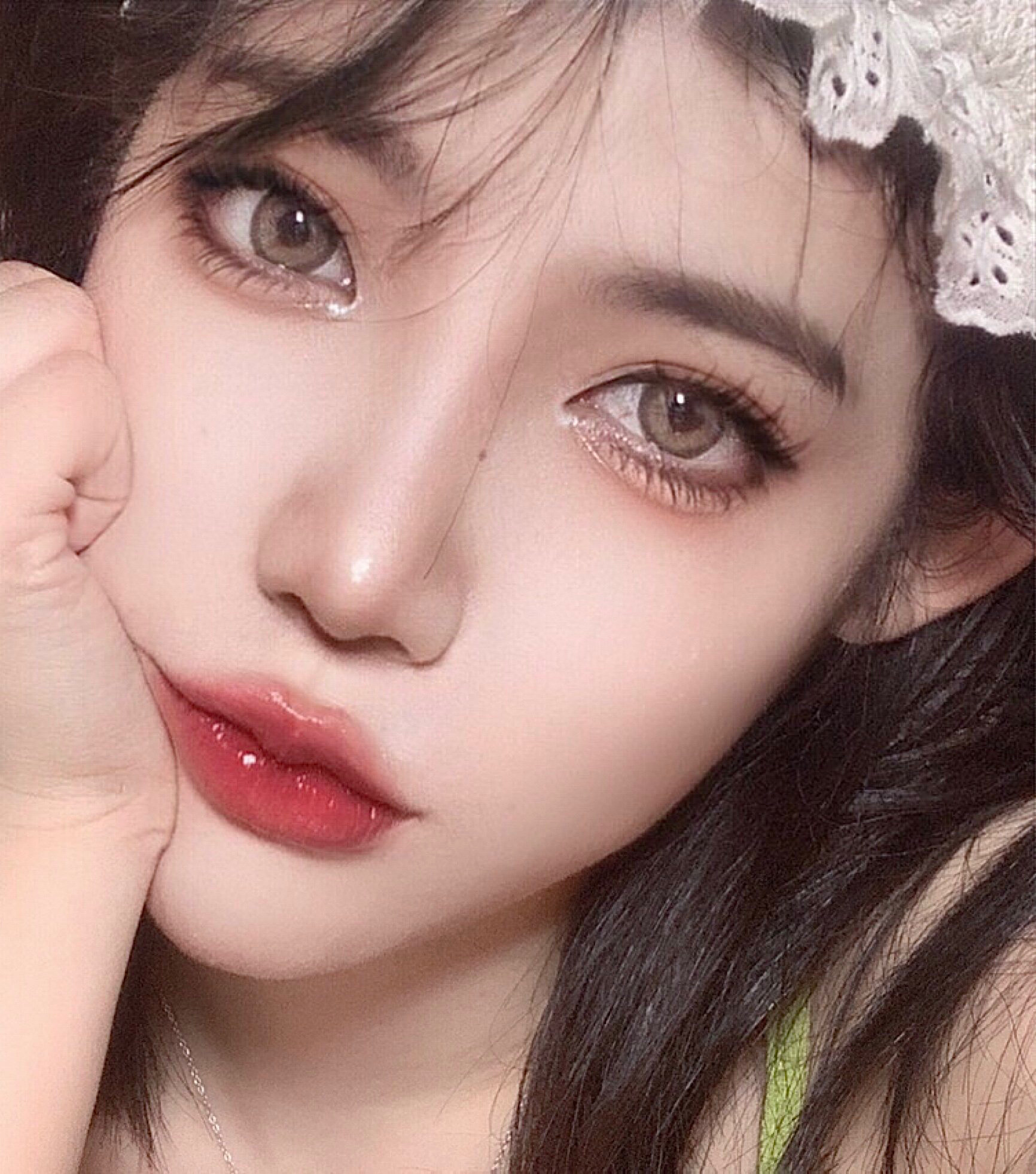 monicamor年抛维密系列维密紫绿棕大直径水光混血瞳马克龙派对夜