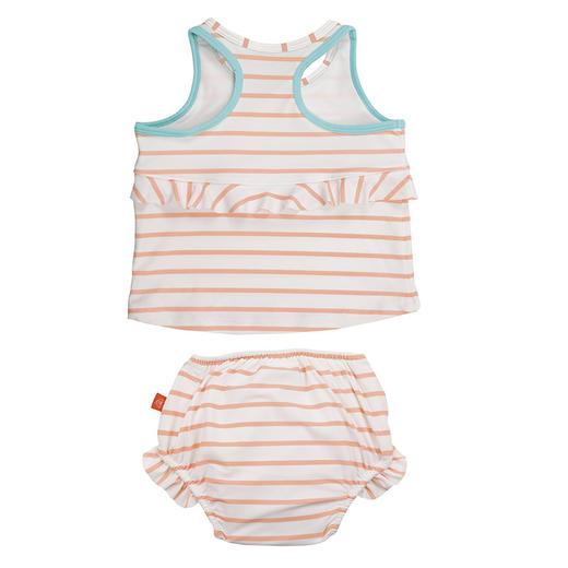 LASSIGLASSIG女童分体泳衣-粉条纹[粉色系]1431004804 商品图1