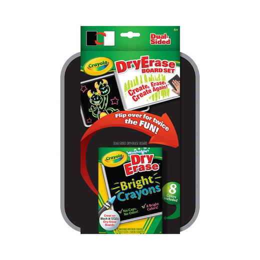 绘儿乐绘儿乐双面黑白板及易擦蜡笔套装98-8638 商品图0