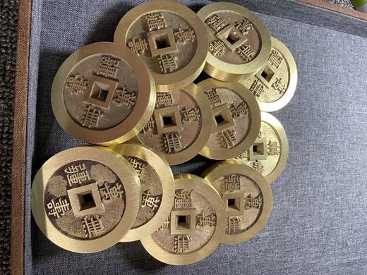 古法文创铸币 万世无疆背大雅 文房铜镇 QQH52 商品图6