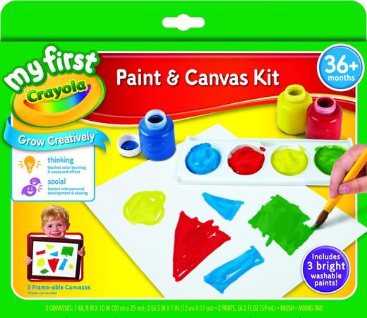 绘儿乐幼儿系列可水洗颜料及画布套装CYLC81-1362 商品图1