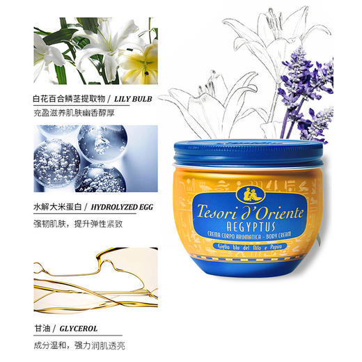 东方宝石埃及艳后香氛身体乳（凝萃滋养霜300ml） 商品图1