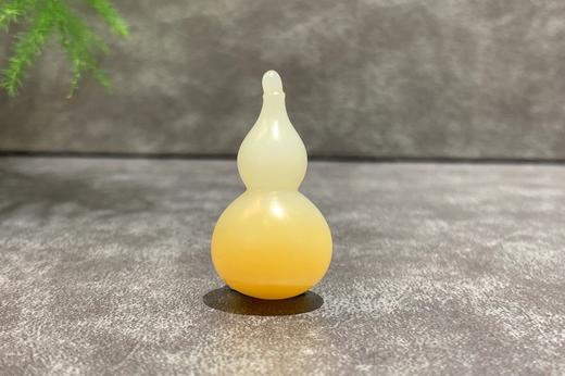 【御珠宫坊】糖羊脂白玉葫芦挂件 商品图0