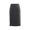 【法斯法戴雅】立体层次裁片拼接烟灰色修身半裙/000115 商品缩略图4