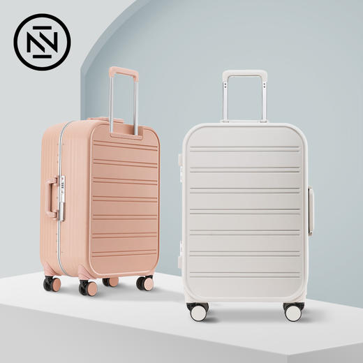 特价！美国NTNL 时尚马卡龙细铝框万向轮行李箱21013 新秀丽同厂同质 商品图6