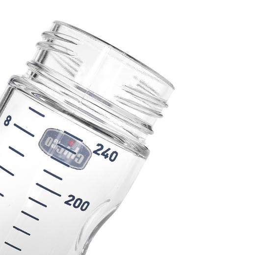 智高宽口玻璃奶瓶240毫升配橡胶奶嘴00060041000040 商品图3