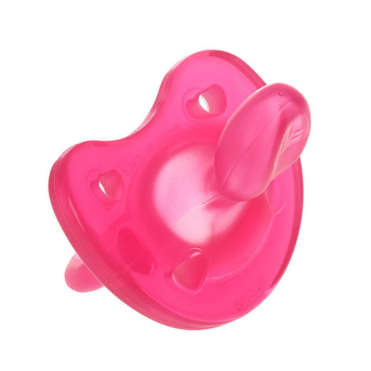 智高彩色柔软全硅胶奶嘴6-12M（粉色）00002712110000 商品图2