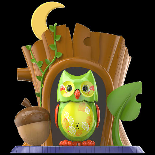 【员工内购】银辉知音猫头鹰树屋（深蓝色）883620CD00101 商品图0