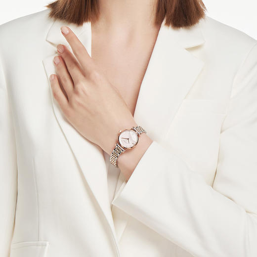Armani阿玛尼手表女 28mm表盘 简约时尚玫瑰金女款AR11223 商品图3
