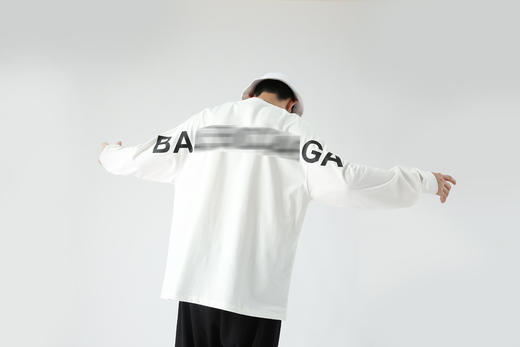 背后字母 落肩薄款圆领卫衣 特惠 Z-7769 商品图2