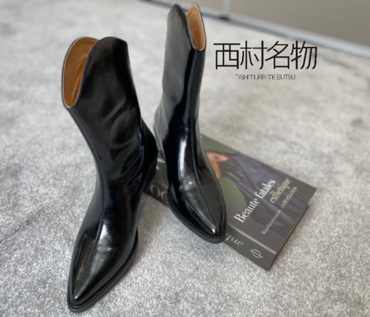 西村名物2021新款增高白色高跟长靴尖头骑士靴女靴X21DS45301 商品图2