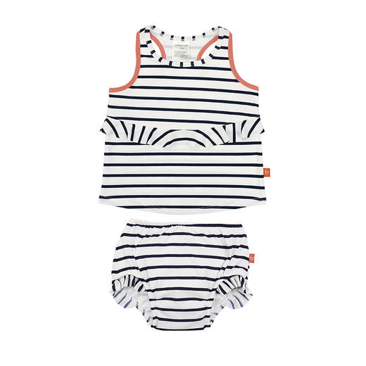 LASSIGLASSIG女童分体泳衣-蓝条纹[蓝色系]1431004408 商品图1