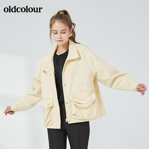 oldcolour秋季商场同款宽松百搭短外套女N33041369 商品图3