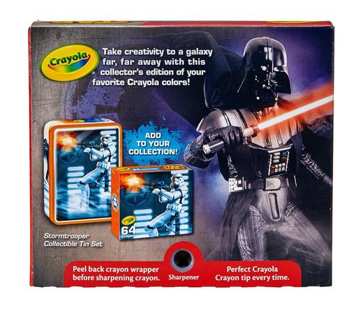 绘儿乐星球大战黑武士64色蜡笔电影版珍藏铁盒04-6849 商品图2