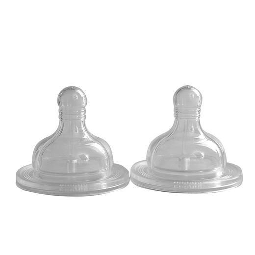 智高宽口一字可调节流量硅胶奶嘴(两只装)00081627000000 商品图1