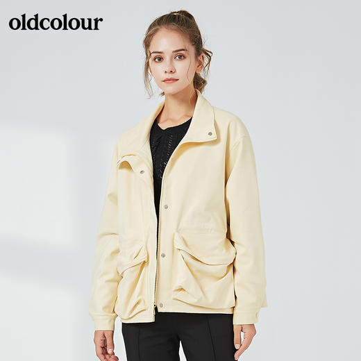 oldcolour秋季商场同款宽松百搭短外套女N33041369 商品图2