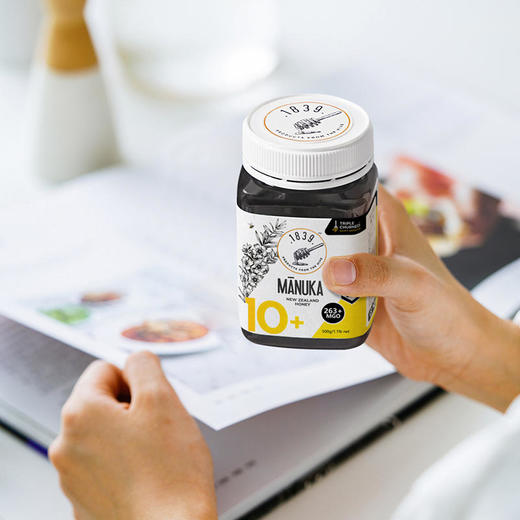 新西兰原装1839 UMF10+麦卢卡花蜂蜜500g/500g*2 礼盒装 商品图2