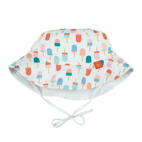 LASSIGLASSIG女童双面防晒遮阳帽-冰淇淋[白/橙]1433005106