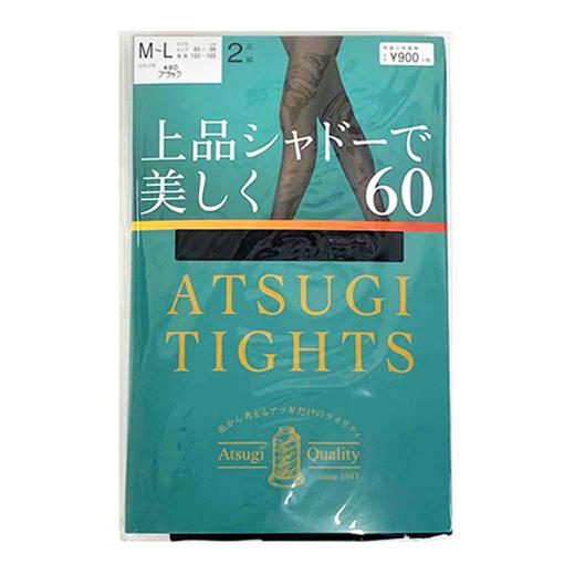 ATSUGI 厚木 秋夏薄款丝袜打底 60 M-L 2双 日本 商品图0