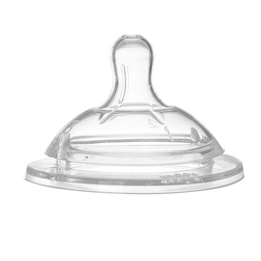 智高自然母感硅胶奶嘴(一字可调2支装)00081035200000 商品图0