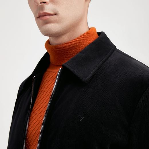 【特价】【灯芯绒】柒牌男装棉服时尚休闲工装风长袖青年翻领冬装棉衣外套	121E70390 商品图2