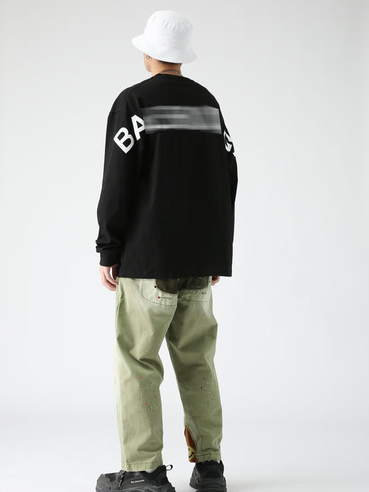 背后字母 落肩薄款圆领卫衣 特惠 Z-7769 商品图6