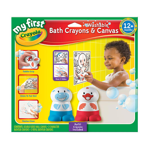 绘儿乐幼儿系列浴室画布蜡笔套装81-1305 商品图5