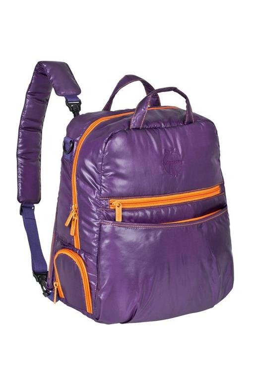 LASSIGGlamGlobal系列妈咪双肩背包-POP紫LASCLBP122111 商品图0