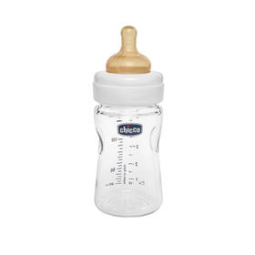 智高宽口玻璃奶瓶150毫升配橡胶奶嘴00060040000040