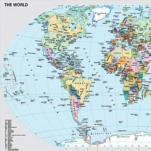 Ravensburger拼图世界行政地图1000片156528 商品图0