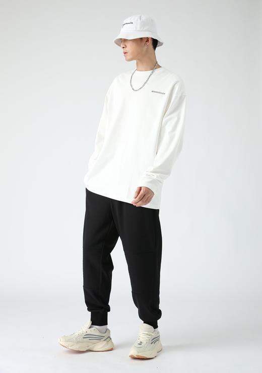 背后字母 落肩薄款圆领卫衣 特惠 Z-7769 商品图3