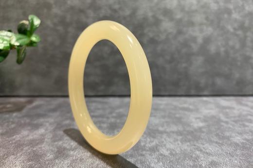 【御珠宫坊·传承系列】和田玉藕粉手镯58mm 商品图1