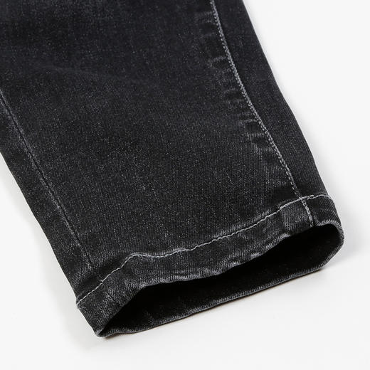 【童装黑色牛仔裤】21年秋冬男童黑色牛仔裤时尚小直筒休闲裤子 商品图6