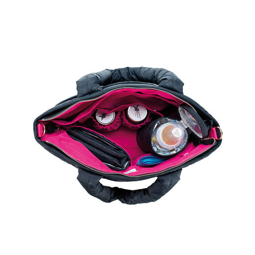 LASSIGGlam系列单肩包-黑色暗花LASC1101013002 商品图3