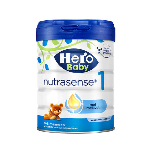 HNMG 荷兰美素Hero Baby白金版婴幼儿配方牛奶粉1段（0-6月）800g 商品图0