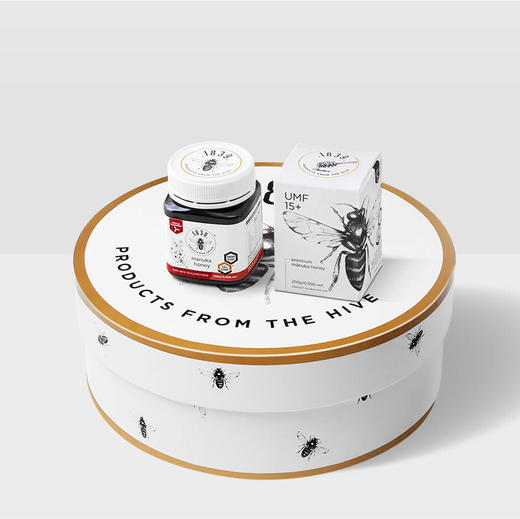 新西兰原装1839 UMF15+麦卢卡花蜂蜜250g*2 礼盒装 商品图4