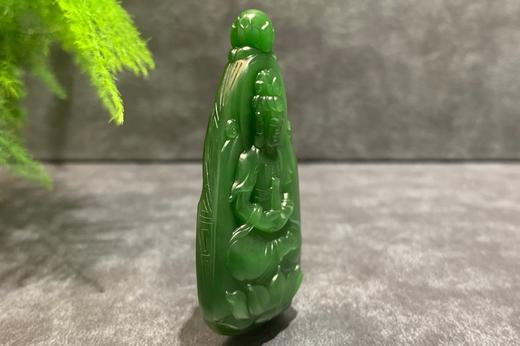 【御珠宫坊·传承系列】碧玉观音挂件 商品图3