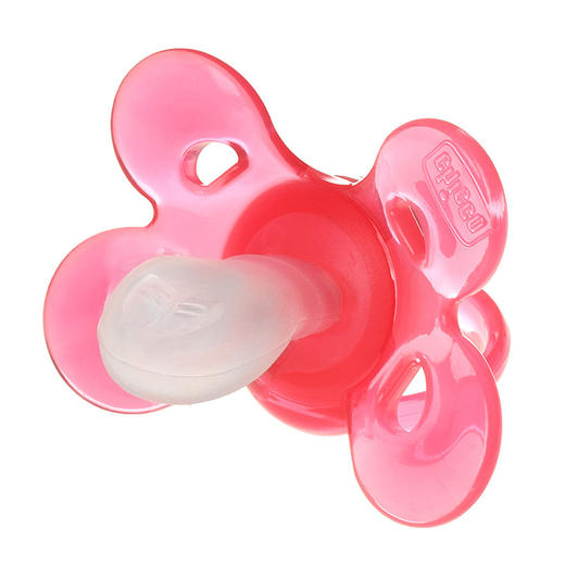 智高蝴蝶仿生硅胶安抚奶嘴6-12M（玫红色）00074913110000 商品图3