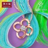 周大福 青春88系列时尚18K金钻石吊坠项链 商品缩略图0