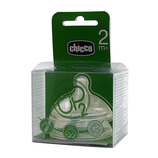 智高自然母感2段硅胶奶嘴(中速2只装)00060074000000 商品图0