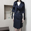 【服饰鞋包】韩版春季新款两件套大码修身休闲中长款风衣外套女装 商品缩略图1