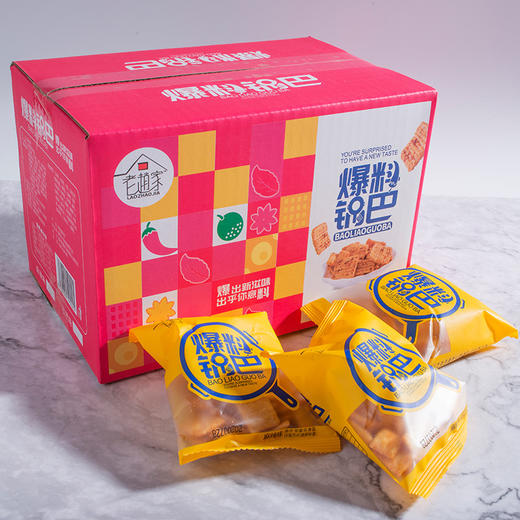 【食品酒水】脆锅巴手工小零食400g箱 商品图0