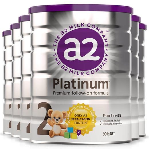 HNMG 澳洲a2白金系列婴幼儿奶粉 2段（6-12个月）900g 商品图1