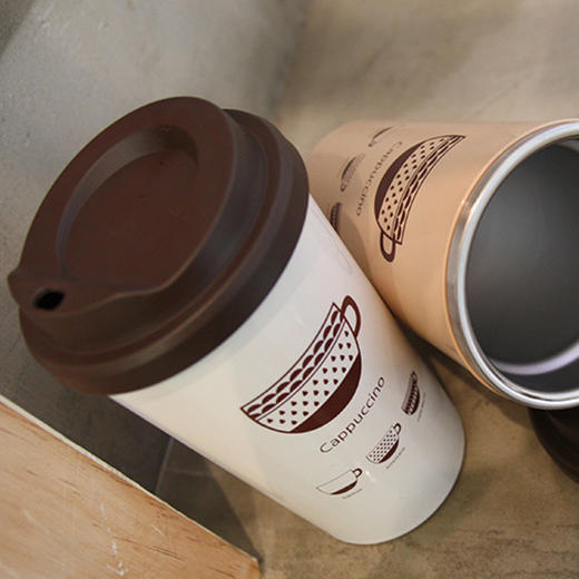 银酷（INCROMA）双层不锈钢精英咖啡杯杯 韩国进口创意茶杯水杯CRT003 商品图2
