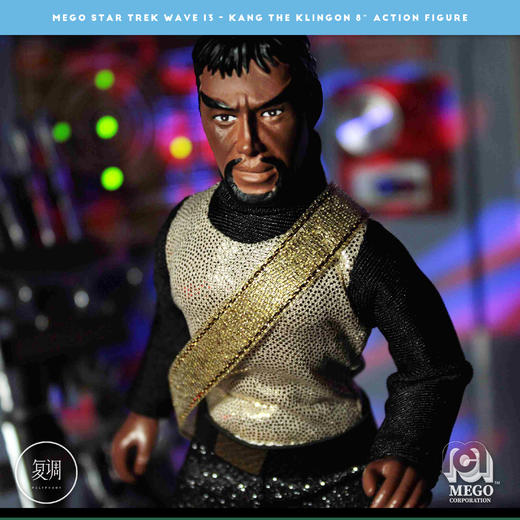 现货 Mego 星际迷航  Kang the Klingon 8英寸 挂卡 可动 商品图1