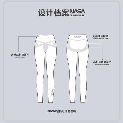 【2条立减10元】NASA联名智能光感量子燃脂裤运动健身瑜伽裤太赫兹发热黑科技热卖 商品图5