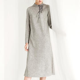 famecoco范可儿连衣裙秋冬款气质女神范洋气裙子F218FA001