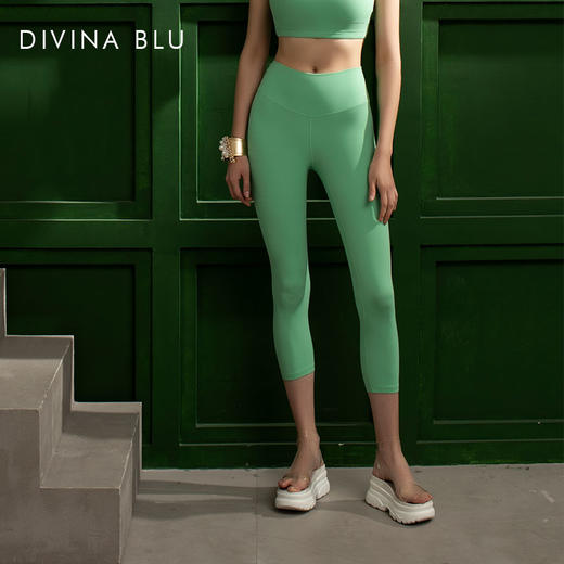 DIVINA  BLU西西里裸感七分裤06   迪唯纳瑜伽经典七分裤 商品图4