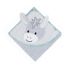 思丹乐连帽卡通浴巾-小驴7141731