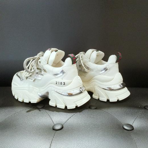 LFGJ 10104 新品双鞋带彩条老爹鞋 商品图4